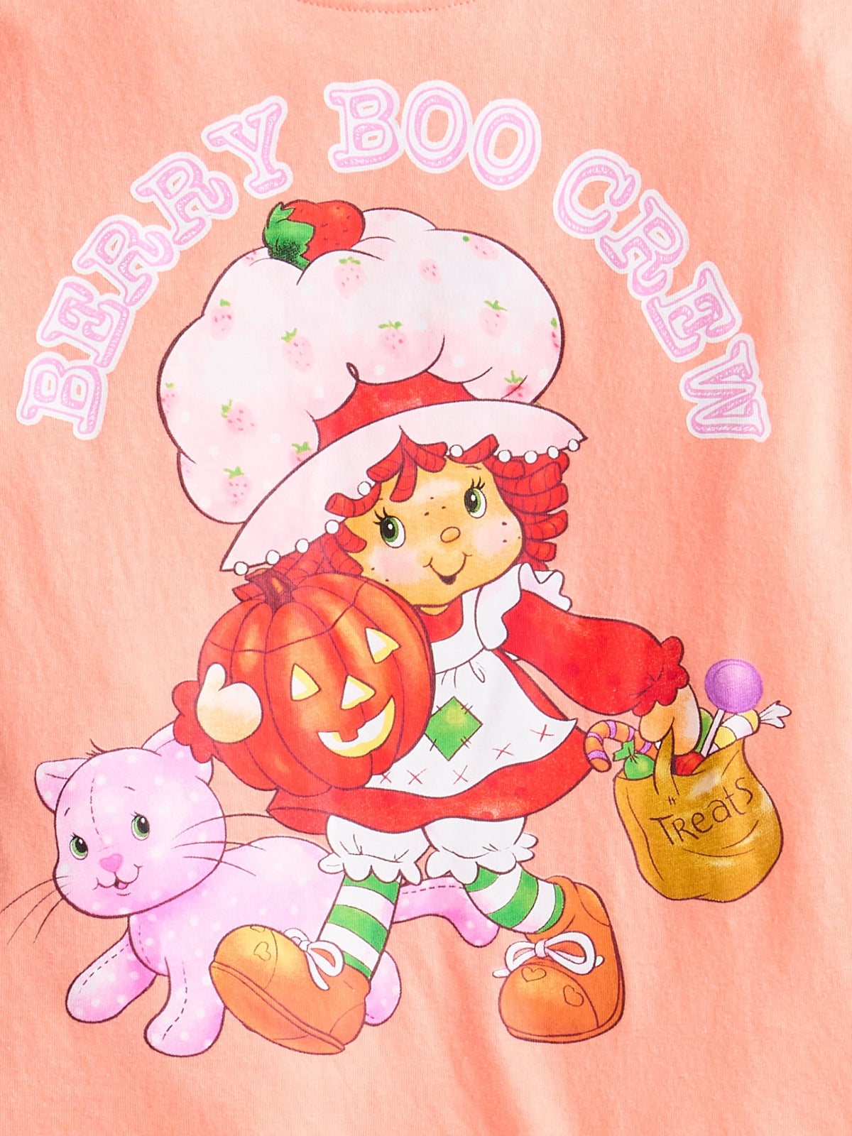 Strawberry Shortcake Toddler Girls Halloween Graphic Tee with Short Sleeves, Sizes 12M-5T