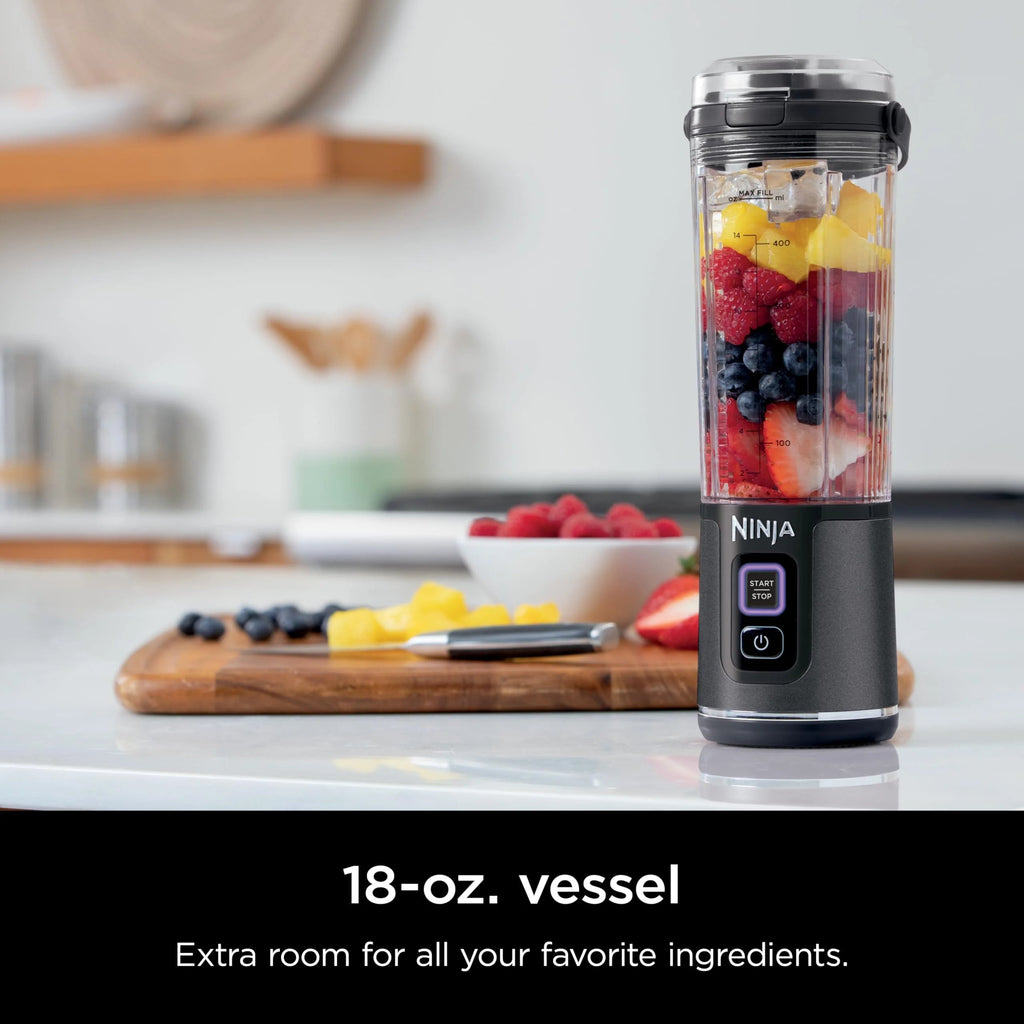 Ninja Blast Portable Personal Blender, Cordless, 18 oz, Metallic Purple - BC151PL
