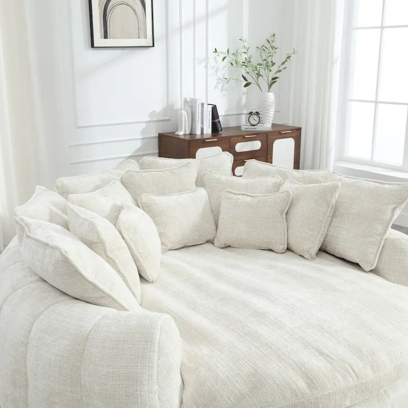 Double Loaf Sofa Bed With Armrests