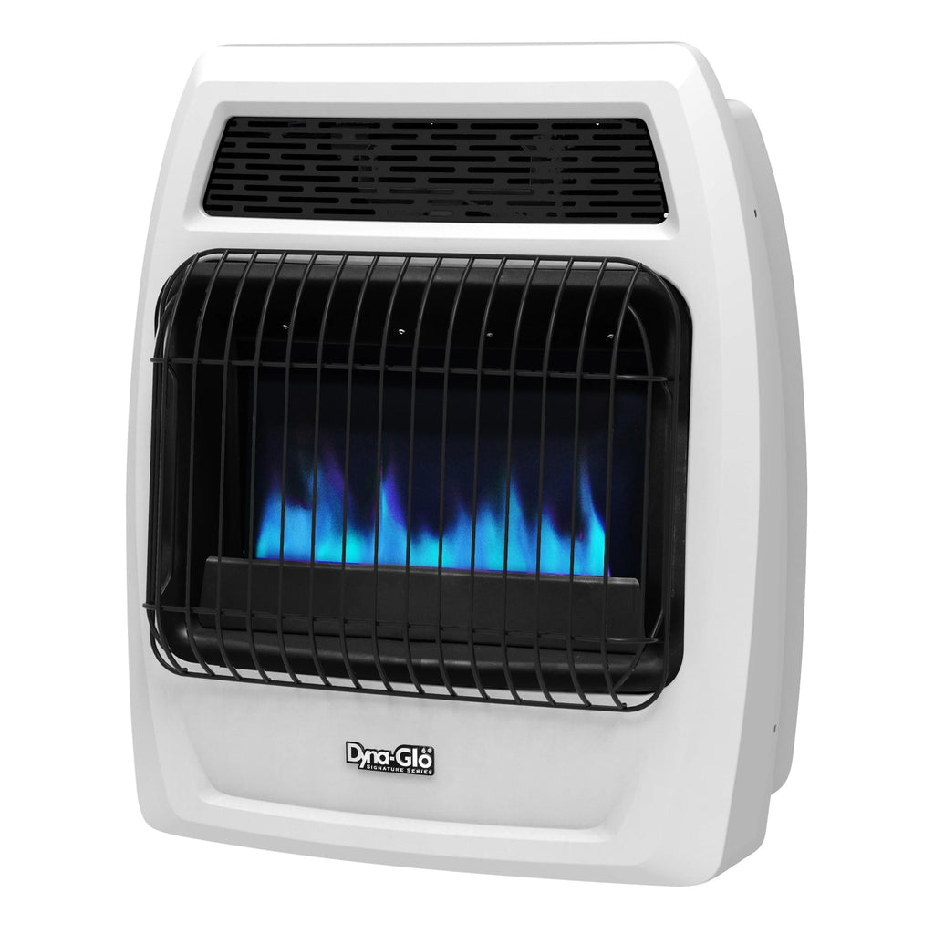 Dyna-Glo Liquid Propane Blue Flame Vent-Free Thermostatic Wall Heater, 20,000 BTU - BFSS20LPT-4P