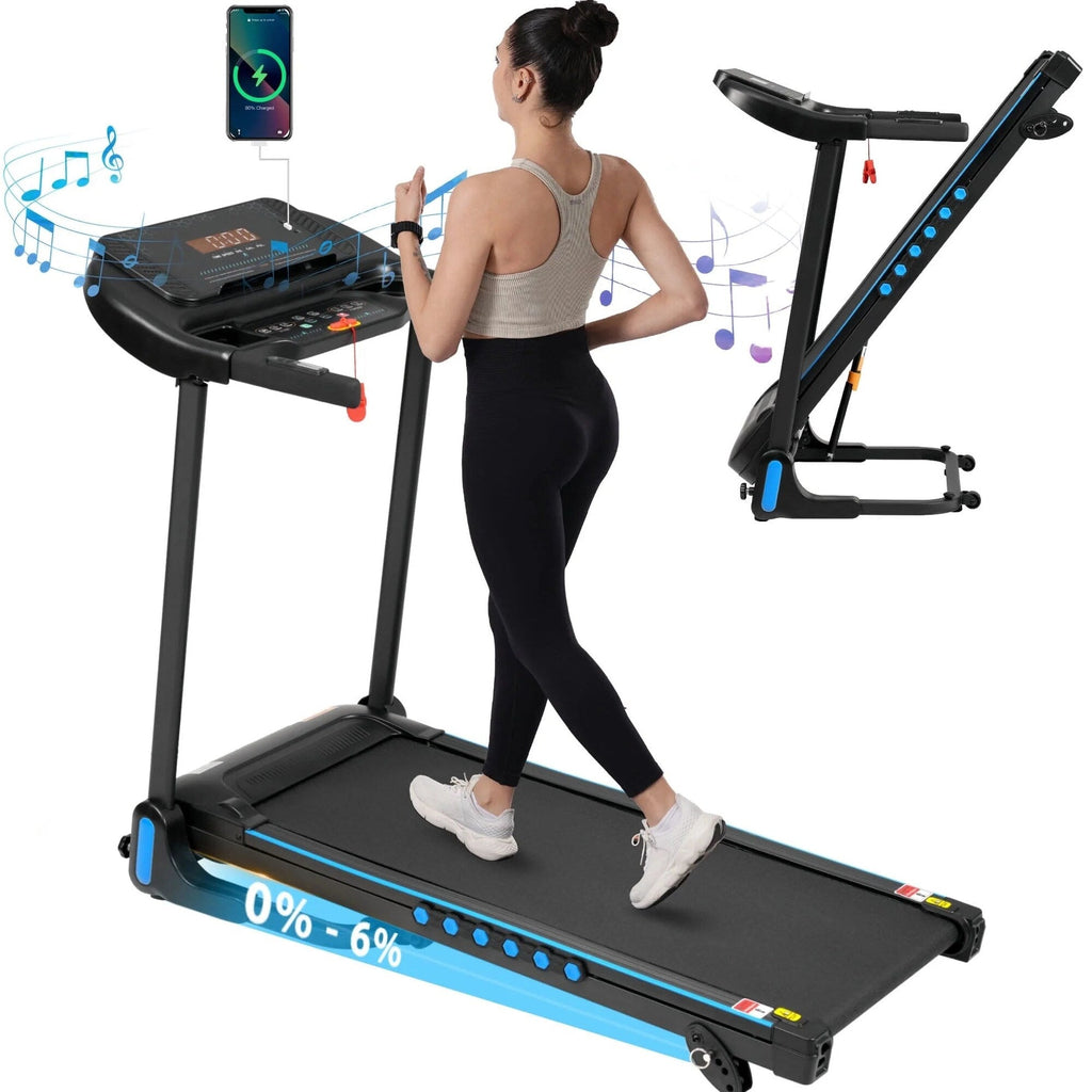VLDTDRDI Folding Treadmill 500 LBS 3.5 HP 10 MPH With Incline