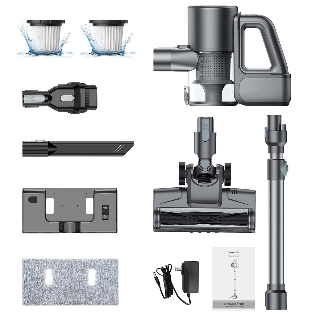 Cordless 2-in-1 Vacuum Cleaner And Mop Combo - 35Kpa