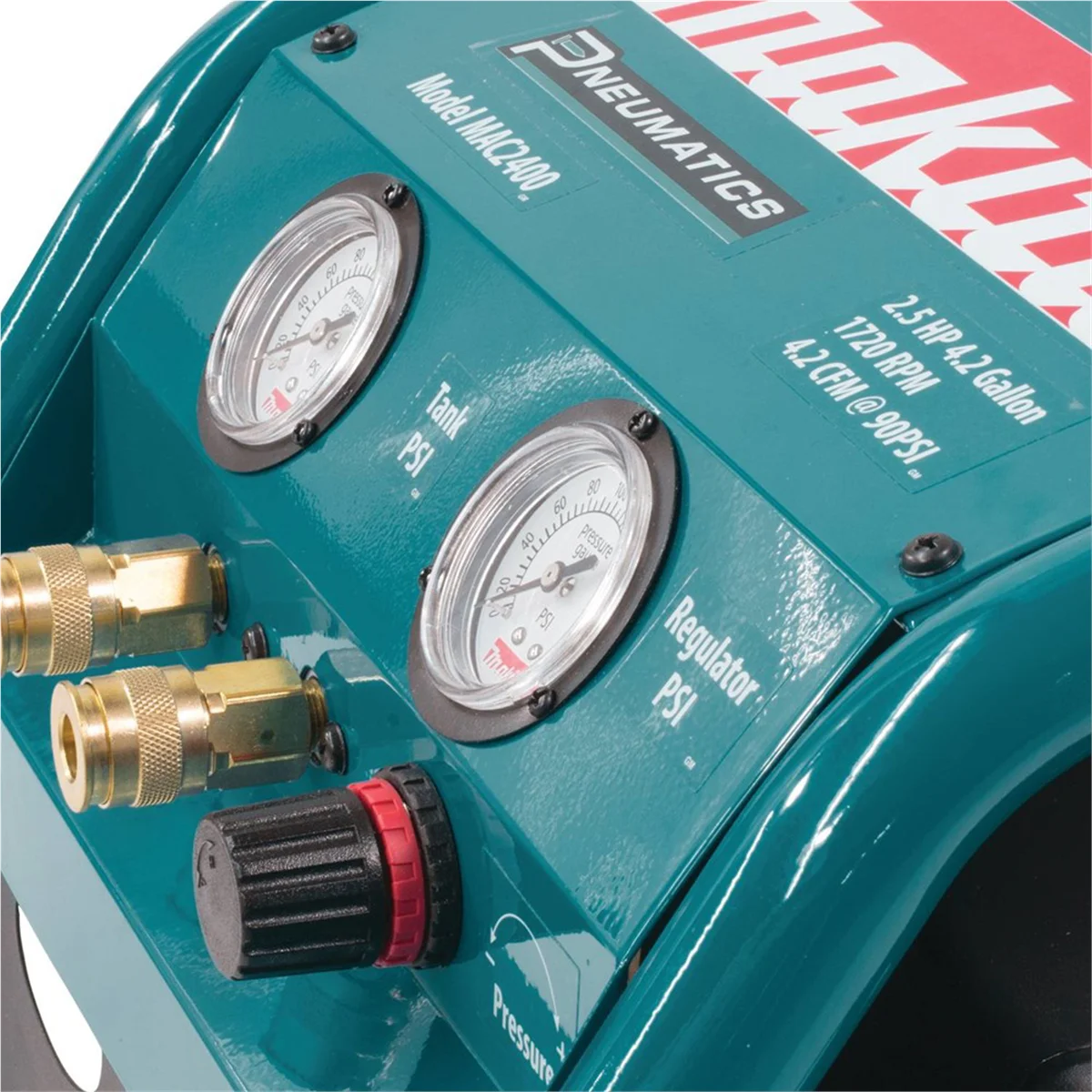 Makita 2.5 HP Big Bore Air Compressor - Twin Stack