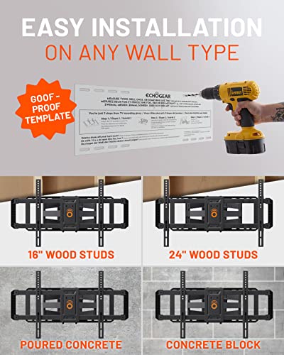 ECHOGEAR MaxMotion Full Motion TV Wall Mount For TVs Up To 90in - EGLF2