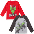 Marvel Spider-Man Toddler Boys 2 Pack Long Sleeve T-Shirts Toddler to Big Kid