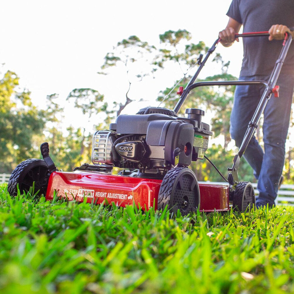 Hyper Tough 20in Gas Push Lawn Mower With 125cc Briggs & Stratton Engine - Prime N Pull
