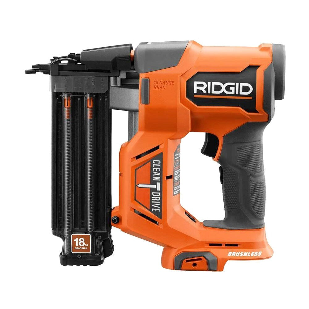 RIDGID 18V Brushless Cordless Nailer Combo Kit With 18-Gauge Brad And 16-Gauge Finish Nailers